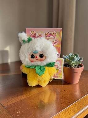 Baby Three Where Is Spring? Yellow Dandelion Plush Blind Box Figure